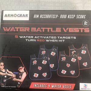 Armogear - Water Battle Vests - Includes 4 Water Vests - NEW